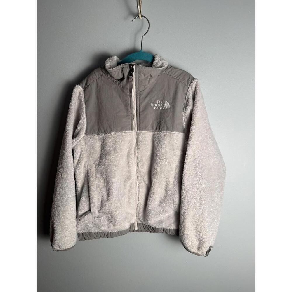 The North Face Girl’s Youth Small 7/8 Full Zip Up Two Toned Osito Fleece Jacket